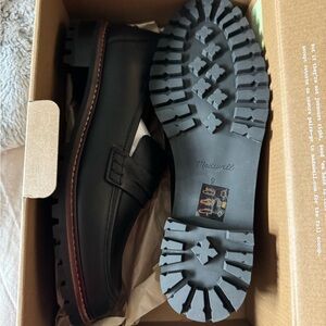 Madewell Men's Black Leather Loafers